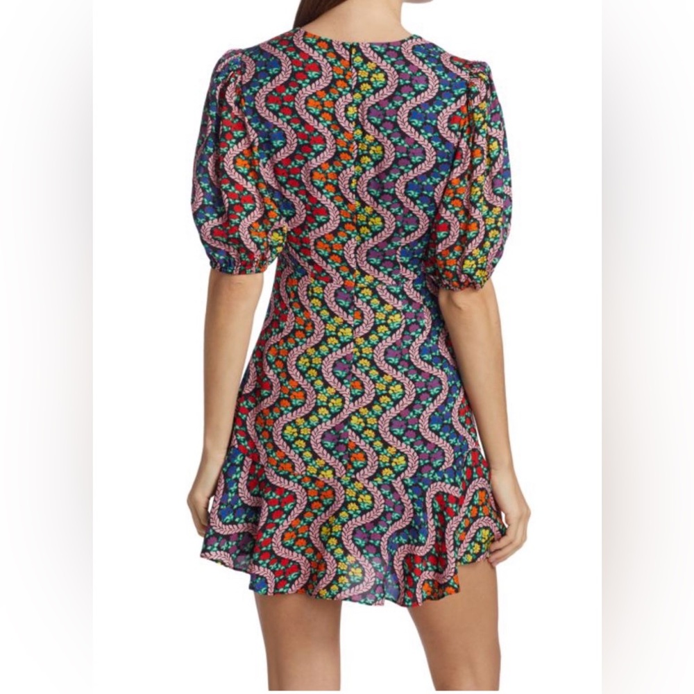 RHODE Colorful Wave Pattern Mini Dress - Picture 4 of 9